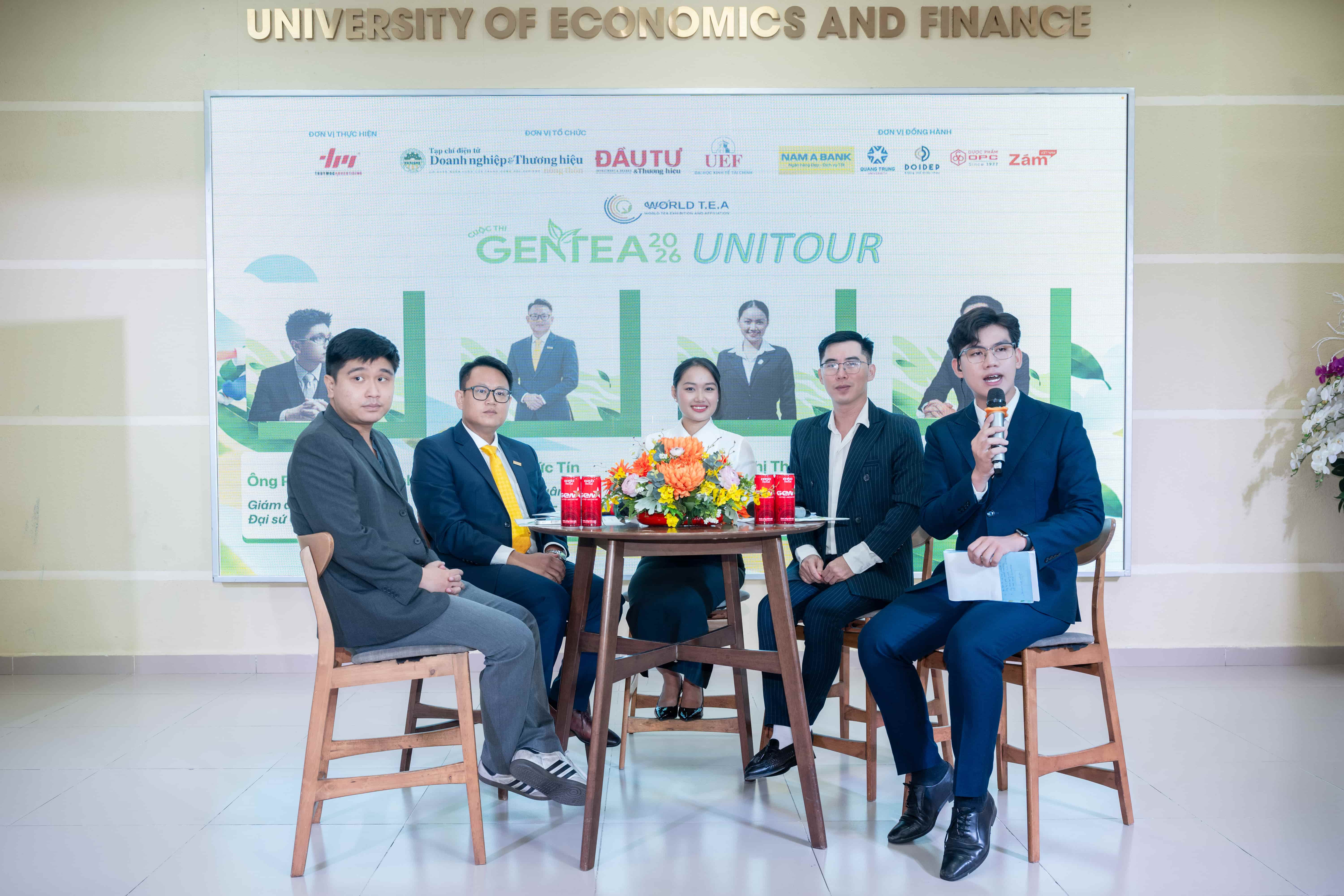 GENTEA Unitour 2026: Sinh viên đại học Kinh tế - Tài chính TP.HCM giải mã tiềm năng khởi nghiệp từ di sản trà Việt